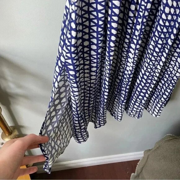 Anthropologie | Maeve Gemma MIDI Dress in  Indigo - Picture 4 of 8